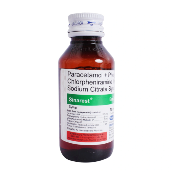Sinarest Syrup - Centaur Pharmaceuticals