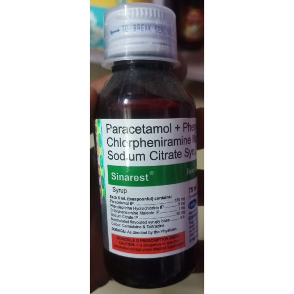 Sinarest Syrup - Centaur Pharmaceuticals
