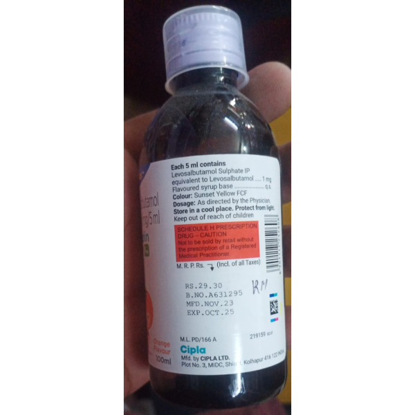 Levolin 1mg Syrup - Cipla