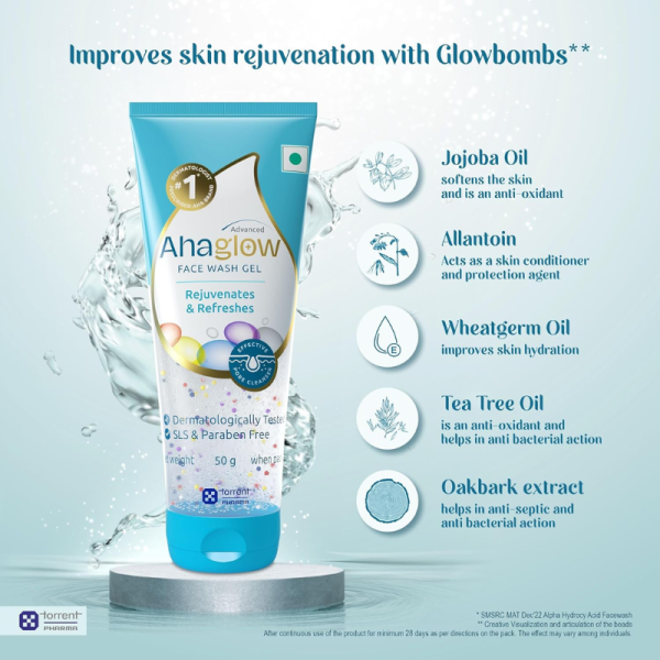 AHA Glow Face Wash - Torrent Pharmaceuticals Ltd