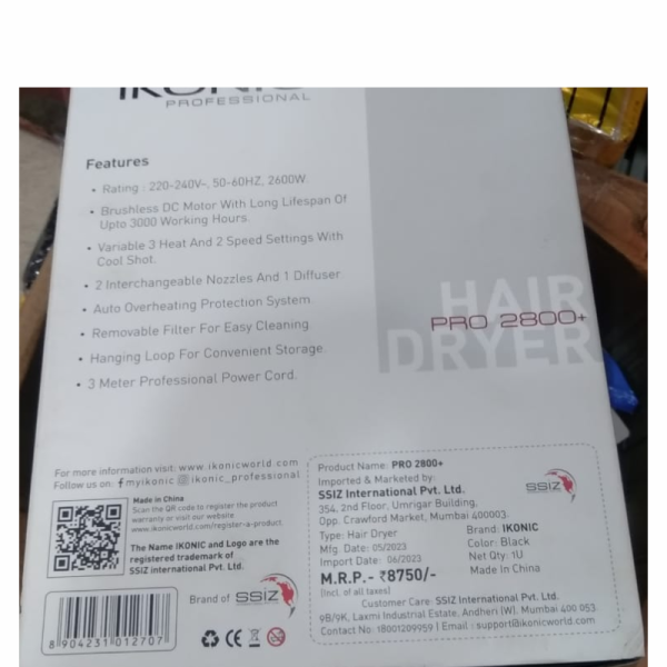 Hair Dryer - IKONIC
