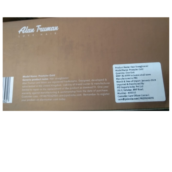 Hair Straightener - Alan Truman