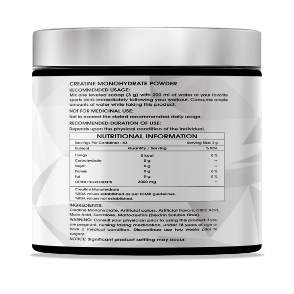 Creatine Monohydrate Powder - Hybrid Nutrition
