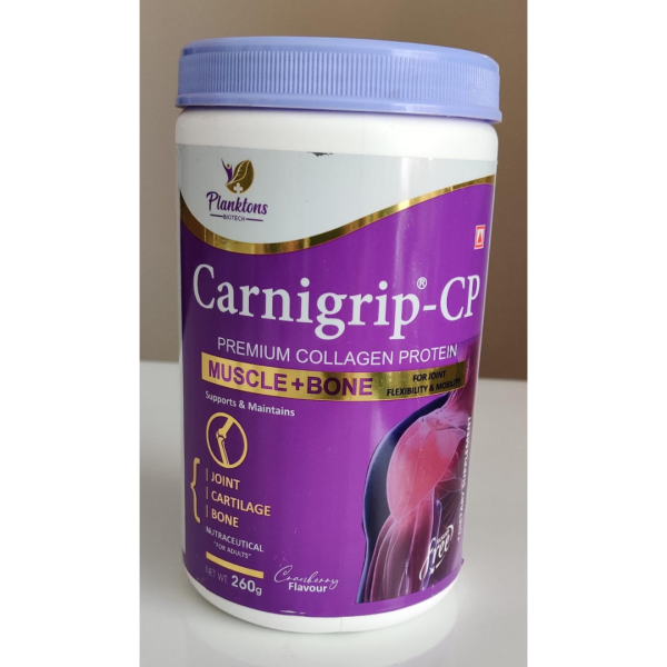 Carnigrip CP Premium Collagen Protein - Planktons Biotech