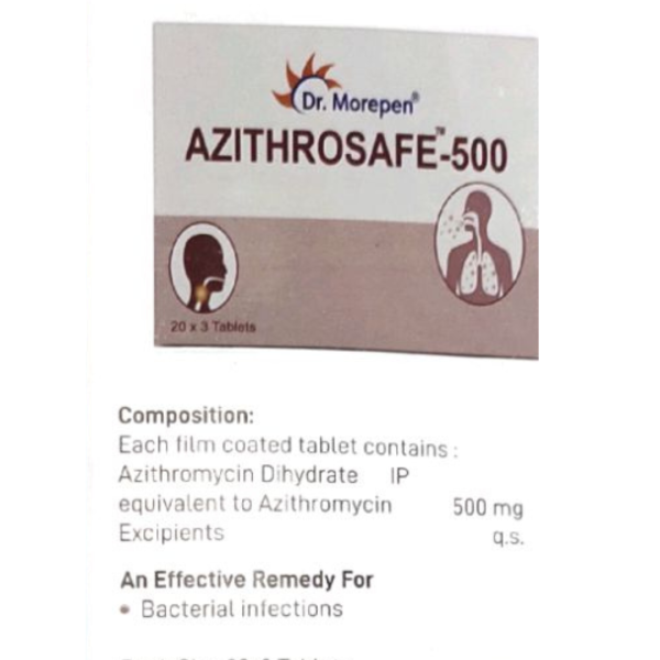 Azithrosafe-500 - Dr. Morepen