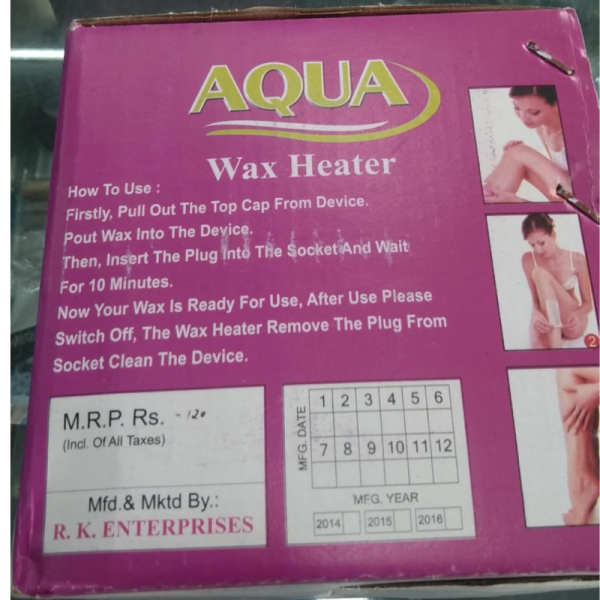 Electric Wax Heater - Aqua