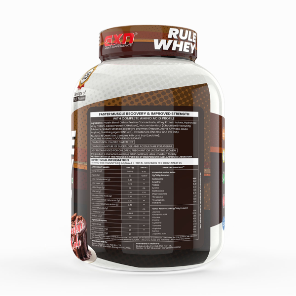 Rule Whey Protein Powder - GXN