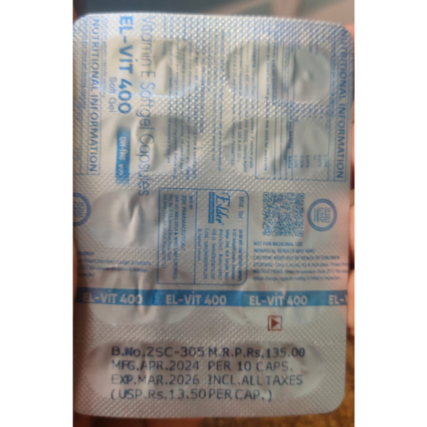 Vitamin E Capsules - Elder Labs Limited