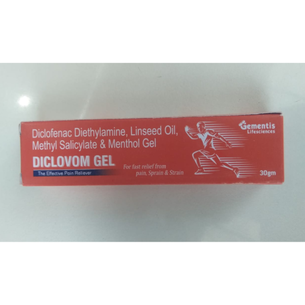 Diclovom Gel - Gementis Lifesciences Pvt. Ltd.