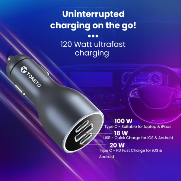 Car Charger - Toreto