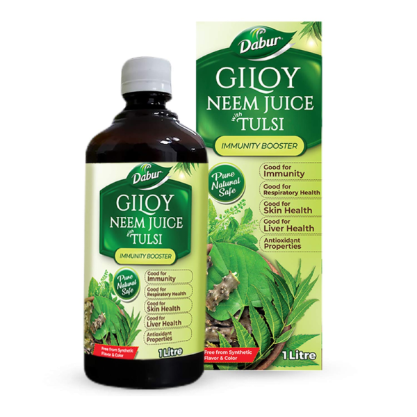 Giloy Neem Juice With Tulsi - Dabur