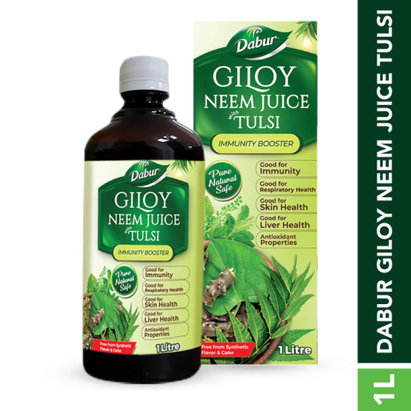 Giloy Neem Juice With Tulsi - Dabur