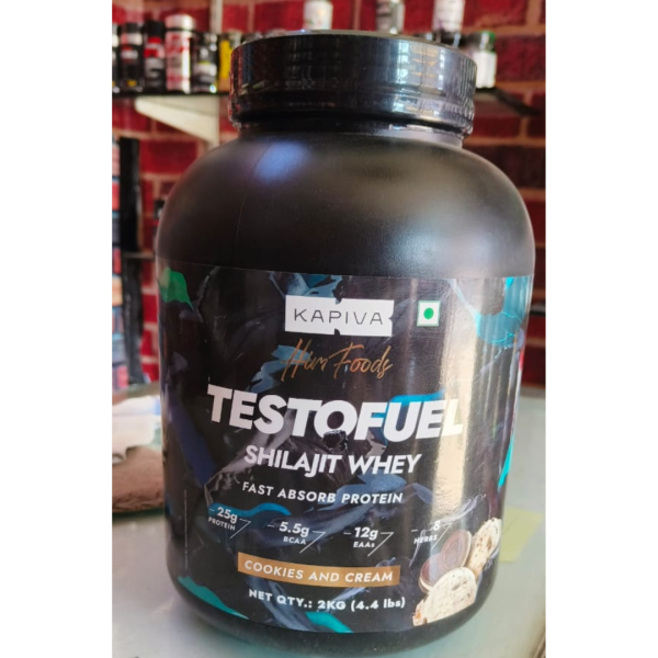 Testofuel Shilajit Whey Protein - Kapiva