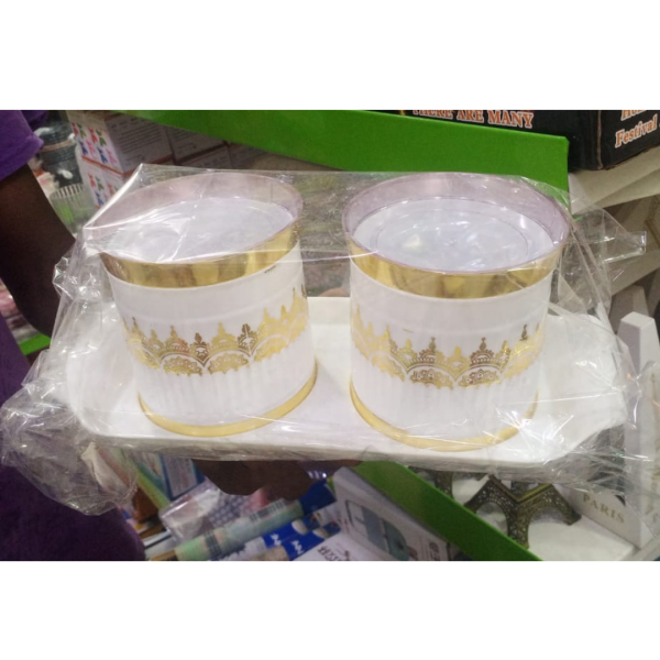 Dry Fruit Jar With Tray - Generic