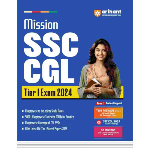 Mission SSC CGL Tier 1 Exam 2024 - Arihant