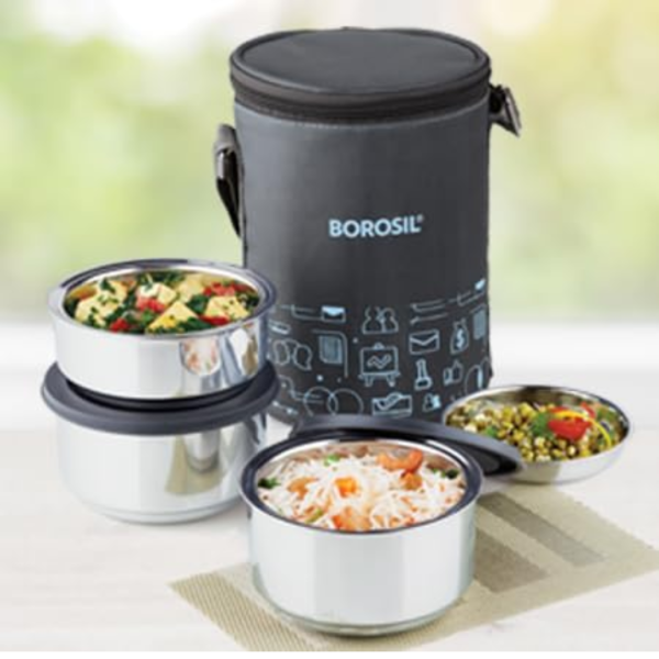 Tiffin  Box - Borosil