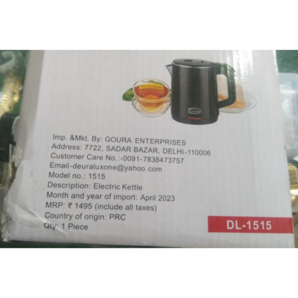 Electric Kettle - Deuralux