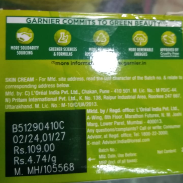 Face Cream - Garnier