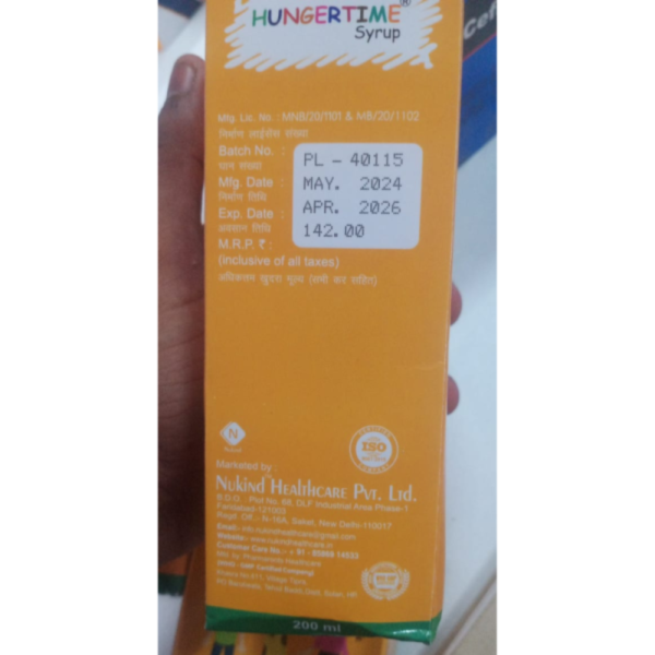 Hungertime Syrup - Nukind Healthcare