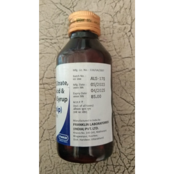 Alkasip Syrup - Franklin Laboratories (India) Pvt. Ltd.