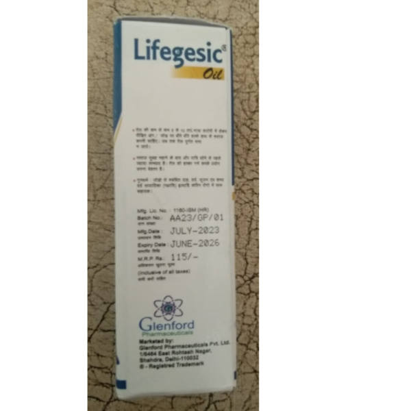 Lifegesic Oil - Glenford Pharmaceuticals