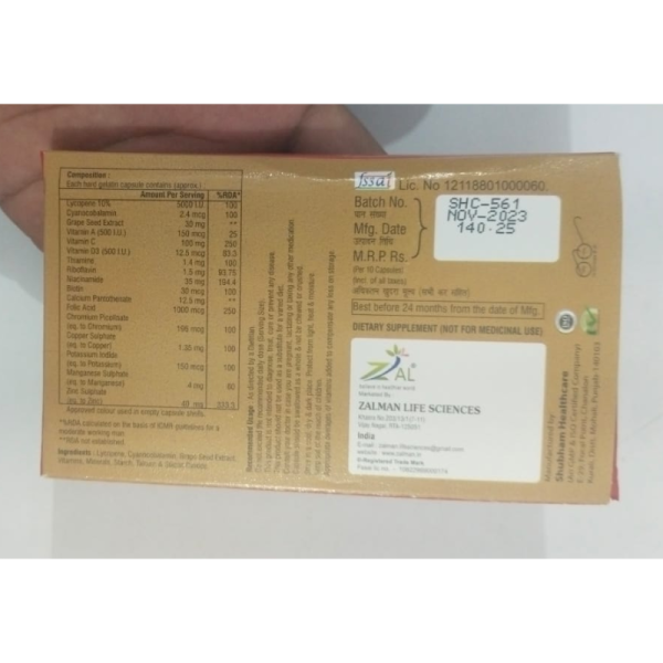 Lycovit-Z Capsules - Zalman Life Sciences