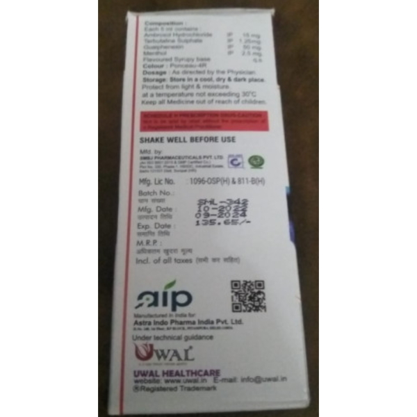 Ambrowal-TG Cough Syrup - Astra Indo Pharma