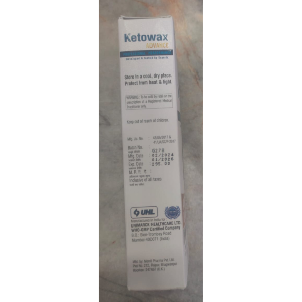 Ketowax Anti Dandruff - Unimarck Healthcare Ltd.