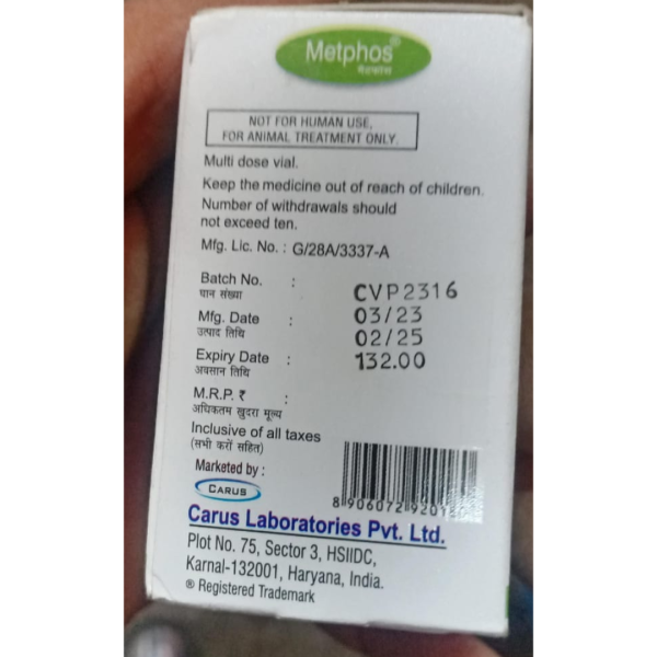 Metphos Injection - Carus Laboratories Pvt. Ltd