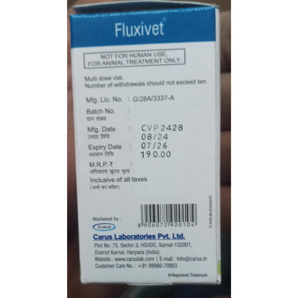 Fluxivet - Carus Laboratories Pvt. Ltd