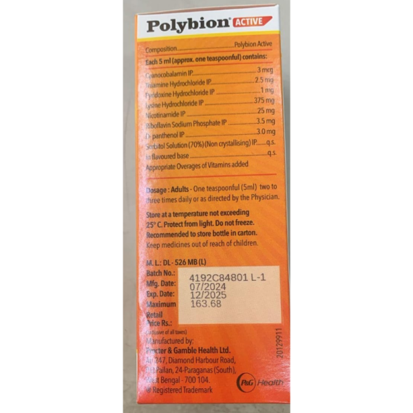 Polybion Active Syrup - Procter & Gamble Health