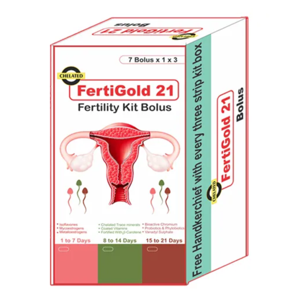 Fertigold 21 Fertility Kit Bolus - Nutrivet Farm Care Pvt Ltd