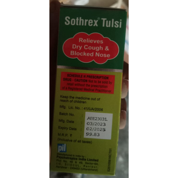 Sothrex Tulsi - Pil