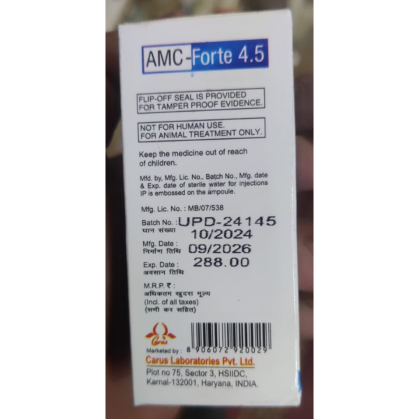 AMC Forte 4.5 - Carus Laboratories Pvt. Ltd