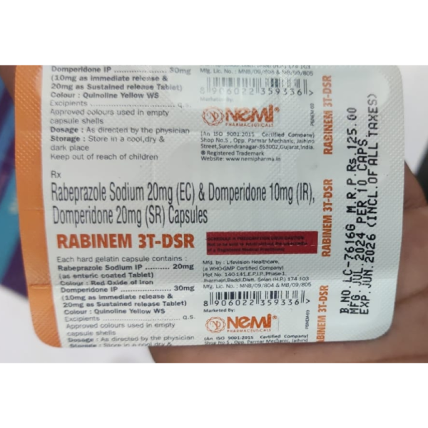 Rabinem 3T DSR+CAP - Nemi Pharmaceuticals