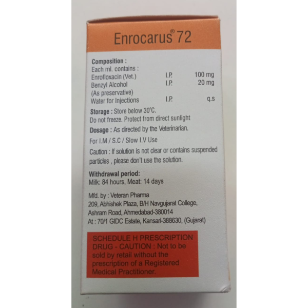 Enrocarus 72 - Carus Laboratories Pvt. Ltd