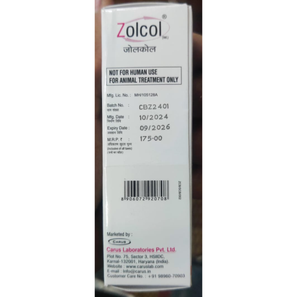 Zolcol Injection - Carus Laboratories Pvt. Ltd