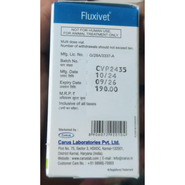Fluxivet - Carus Laboratories Pvt. Ltd