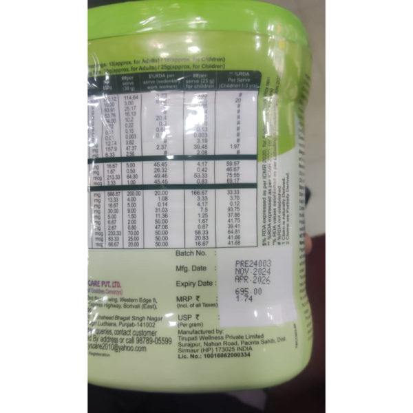 Pro DHA Powder - Canvarzys Care