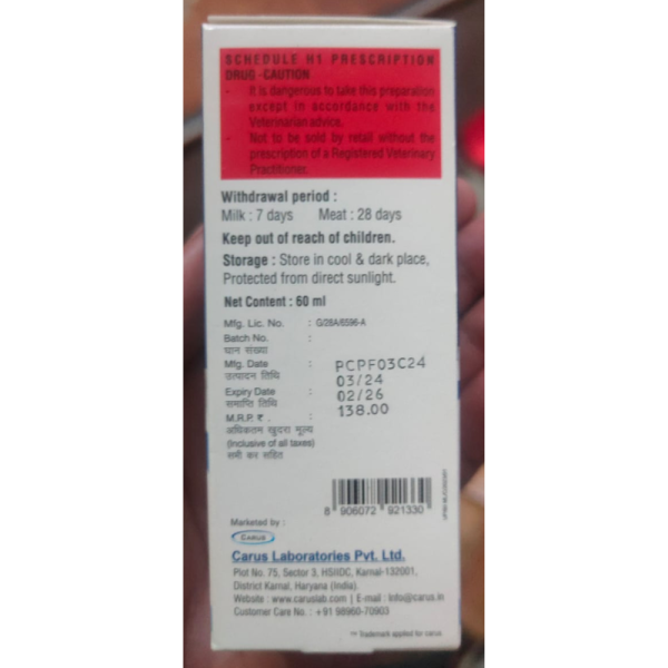 Uteriplex I.U - Carus Laboratories Pvt. Ltd