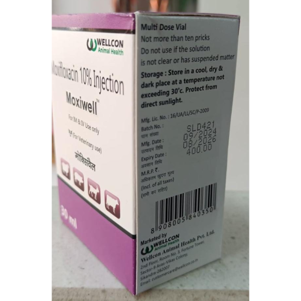 Moxiwell Injection - Wellcon Animal Health