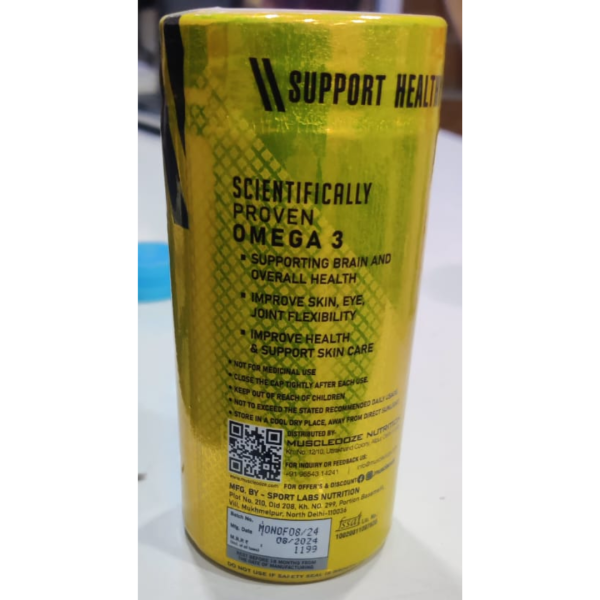 Omega-3 Capsules - Muscle Ooze Nutrition