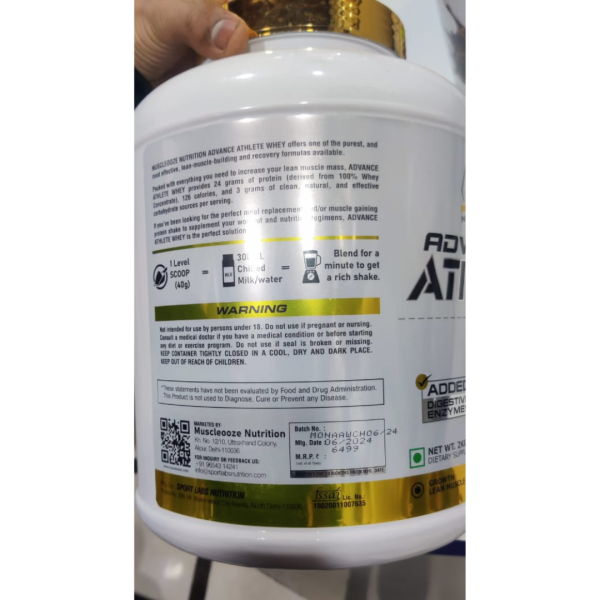 Advanced Athlete Whey - Muscle Ooze Nutrition
