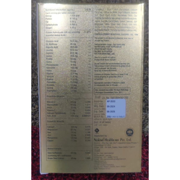 Kesh Gold Tablet - Nukind Healthcare