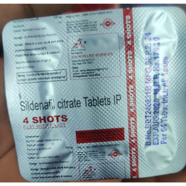 4 Shots Tablets - Zalman Life Sciences