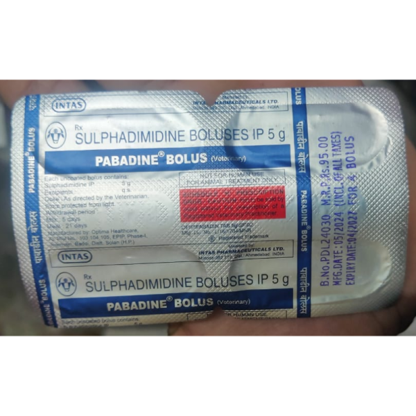 Pabadine Bolus - Intas Pharmaceuticals Ltd