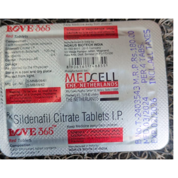 Love 365 Tablets - Medcell The Netherlands