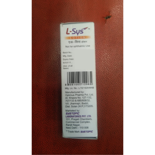 L-Sys Lotion - Systopic Laboratories Pvt Ltd