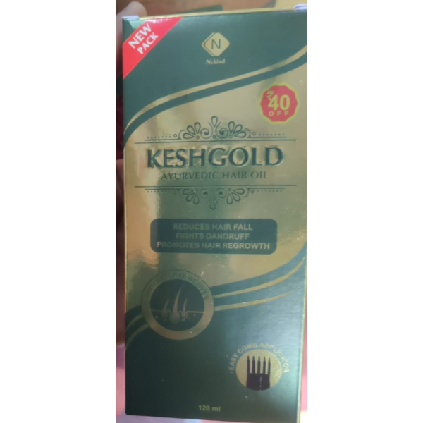 Kesh Gold Ayurvedic Hair Oil - Nukind Healthcare