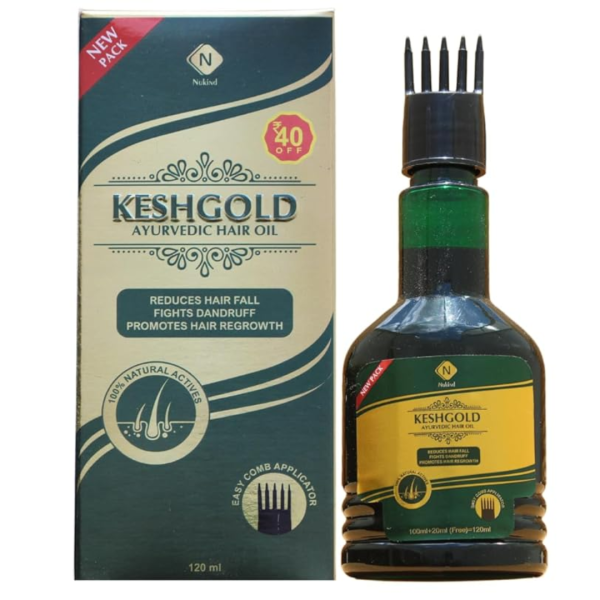 Kesh Gold Ayurvedic Hair Oil-Image
